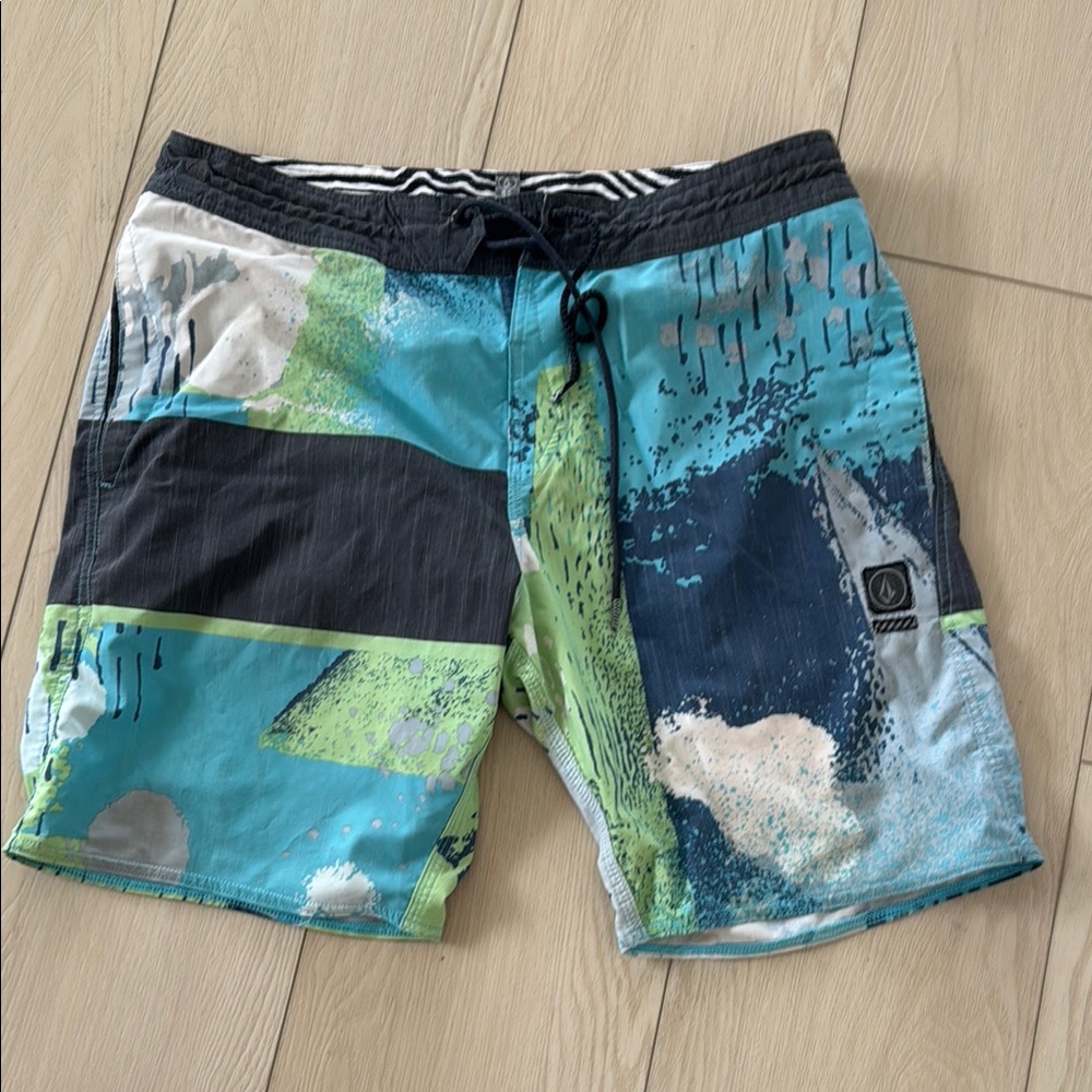 Volcom Men's Blue Swim Shorts